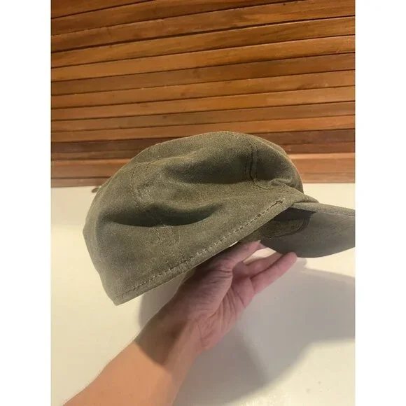 90’S MADE IN USA FILSON LONG BILL CAP Vintage Filson Canvas Long Bill Cap Made In USA Leather Strap One